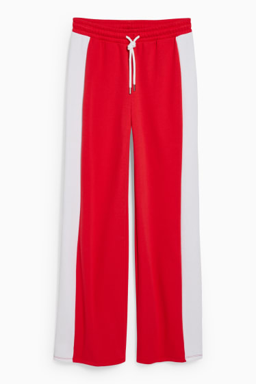 Teens & young adults - CLOCKHOUSE - joggers - white / red