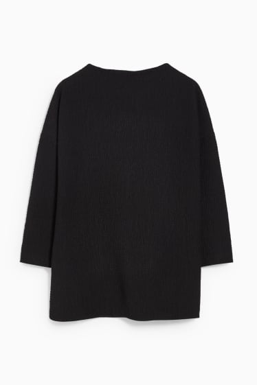 Donna - Maglia a maniche lunghe - nero