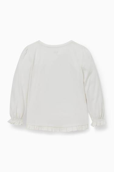 Bambine - Maglia a maniche lunghe - bianco