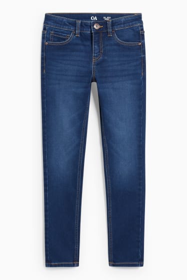 Kinder Mädchen - Skinny Jeans - dunkeljeansblau