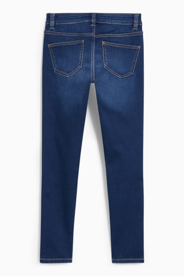 Kinder - Skinny Jeans - dunkeljeansblau