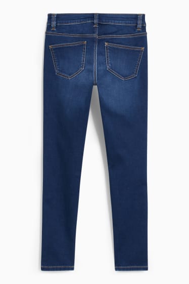 Kinder Mädchen - Skinny Jeans - dunkeljeansblau