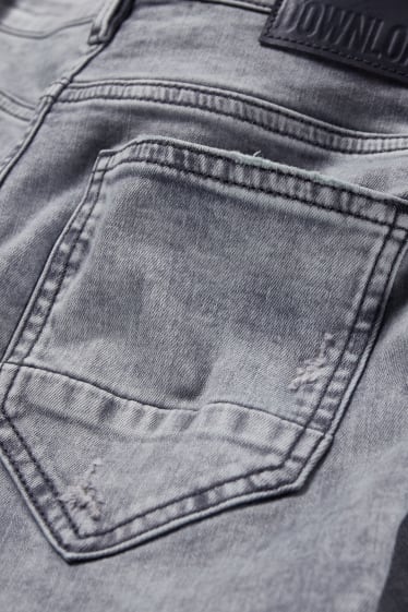 Kinder - Straight Jeans - helljeansgrau