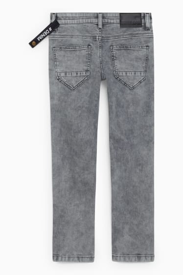 Kinderen - Straight jeans - jeanslichtgrijs