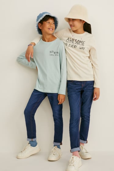 Enfants - Regular jeans - LYCRA® - jean bleu foncé