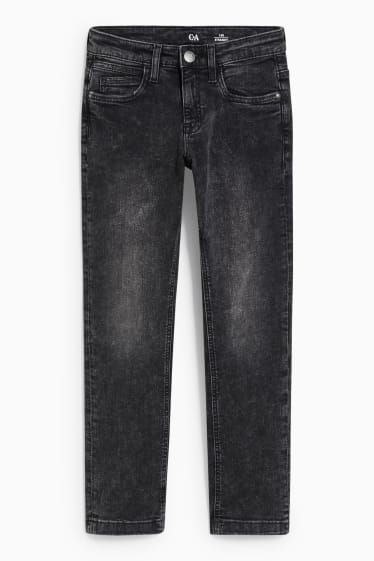 Bambini - Straigth jeans - LYCRA® - jeans grigio scuro
