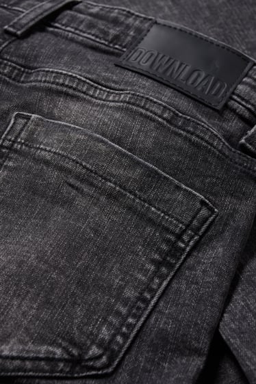 Dzieci - Straight jeans - LYCRA® - dżins-ciemnoszary