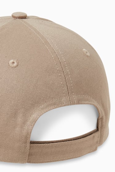Hommes - Casquette - taupe