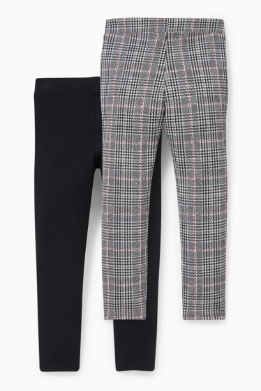 Kinder Mädchen - Multipack 2er - Minnie Maus - Leggings - schwarz