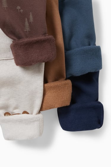 Babies - Multipack of 5 - baby joggers - brown / dark blue