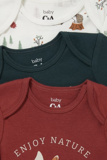 Babys - Multipack 3er - Baby-Body - dunkelgrün
