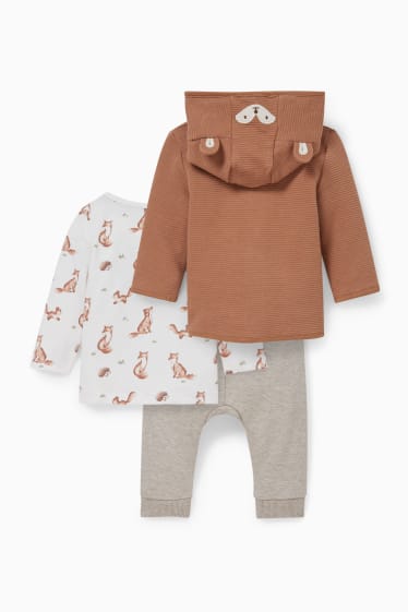 Babies - Baby outfit - 3 piece - havanna