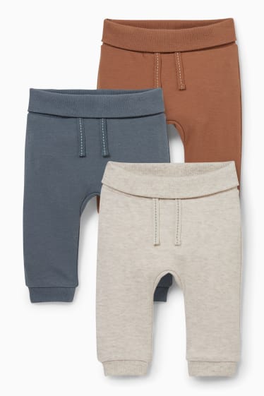 Babies - Multipack of 3 - baby joggers - blue / dark gray