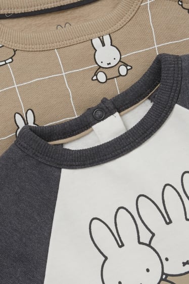 Babys - Multipack 2er - Miffy - Baby-Sweatshirt - weiß