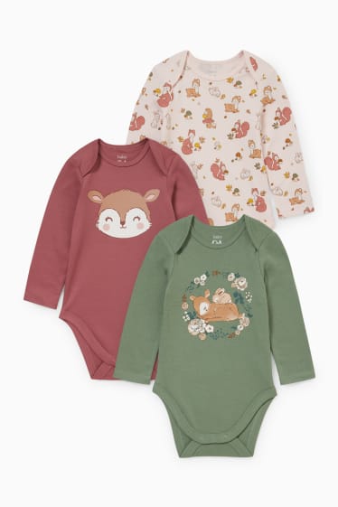 Babys - Set van 3 - rompertje - groen