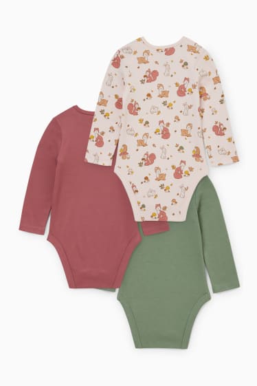 Baby: meisjes - Set van 3 - rompertje - groen