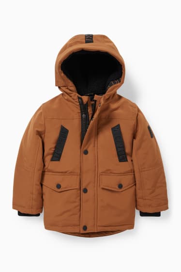 Kinder - Parka mit Kapuze - havanna