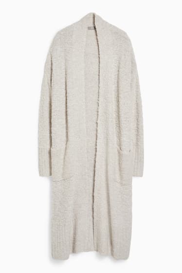 Femei - Cardigan tricotat - crem