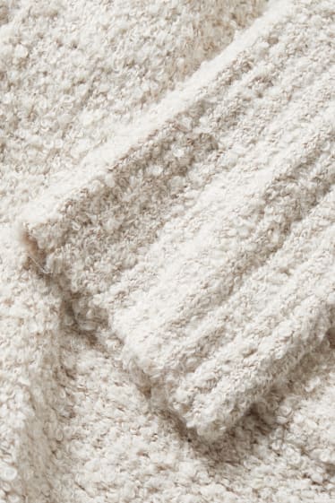 Femei - Cardigan tricotat - crem
