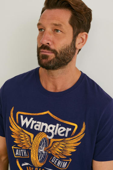 Home - Wrangler - samarreta de màniga curta - blau fosc