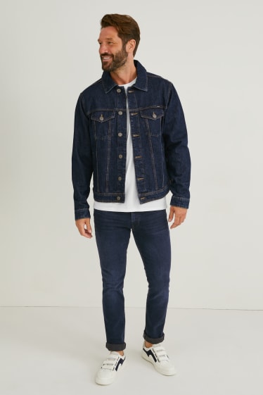 Men - Skinny jeans - LYCRA® - denim-dark blue