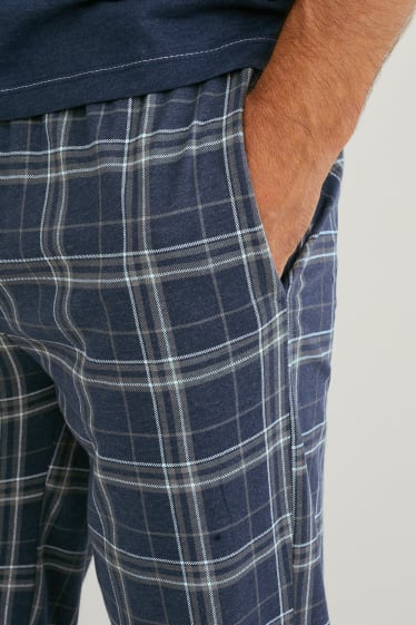 Herren - Pyjama - dunkelblau