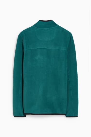 Pánské - Fleecová bunda - zelená