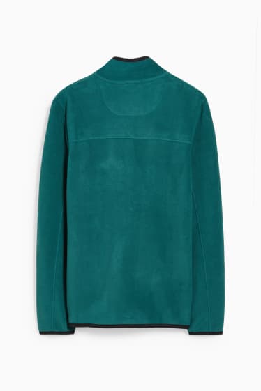 Men - Fleece jacket - green