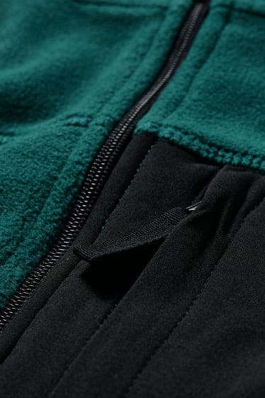 Men - Fleece jacket - green