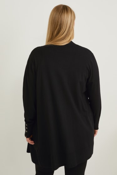 Damen - Strickjacke  - schwarz