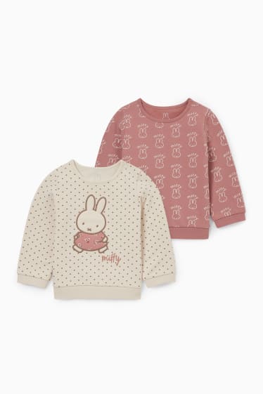 Babies - Multipack of 2 - Miffy - baby sweatshirt - rose
