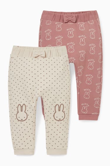 Babies - Multipack of 2 - Miffy - baby joggers - rose