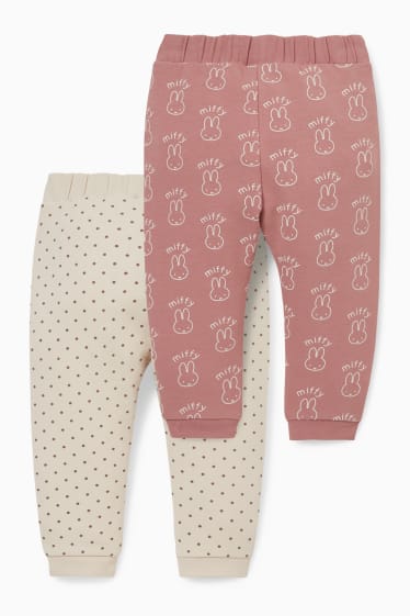 Babies - Multipack of 2 - Miffy - baby joggers - rose