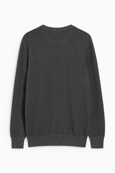 Men - Jumper - black / dark gray