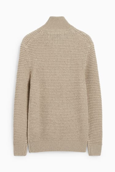 Herren - Pullover - beige