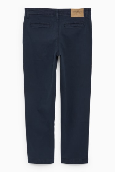 Uomo - Chino - relaxed fit - blu scuro