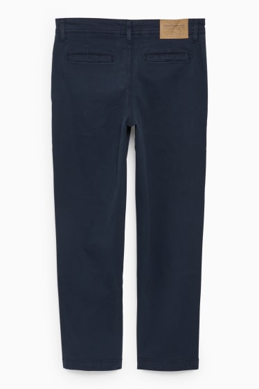 Heren - Chino - relaxed fit - donkerblauw