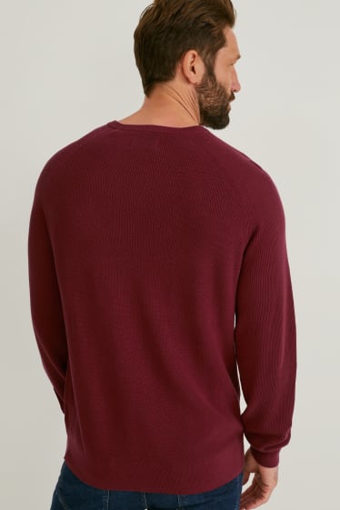 Herren - Pullover - bordeaux