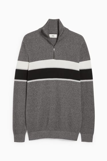 Uomo - Maglione - grigio melange