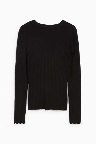 Femmes - Pullover - noir