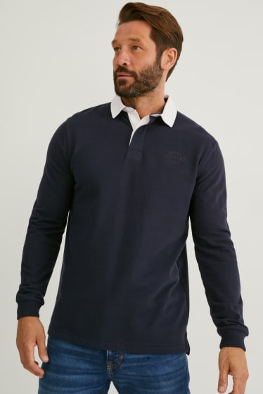 Heren - Poloshirt - donkerblauw