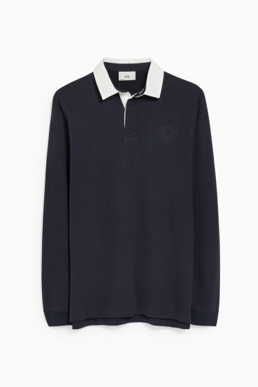 Men - Polo shirt - dark blue