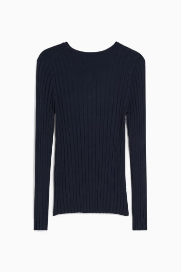 Damen - Pullover - dunkelblau