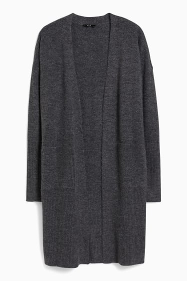 Women - Cardigan - gray-melange