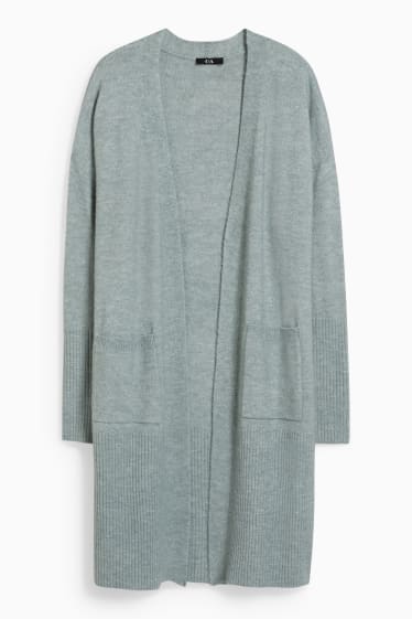 Damen - Strickjacke - mintgrün