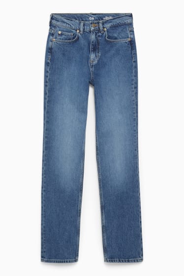 Dámské - Straight jeans - high waist - džíny - modré