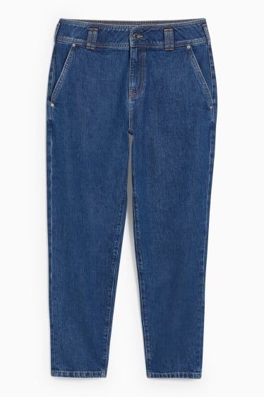Teens & young adults - CLOCKHOUSE - mom jeans - high waist - blue denim