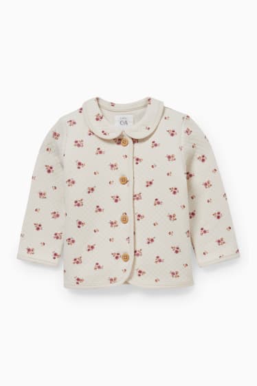 Babies - Baby jacket - floral - cremewhite