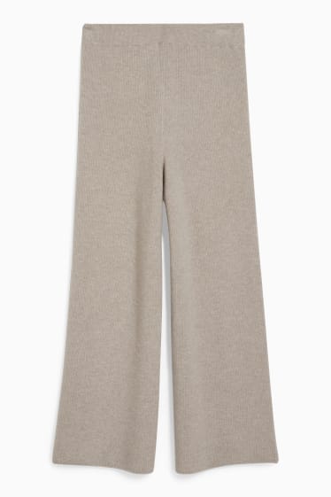 Donna - Pantaloni di cashmere - beige melange