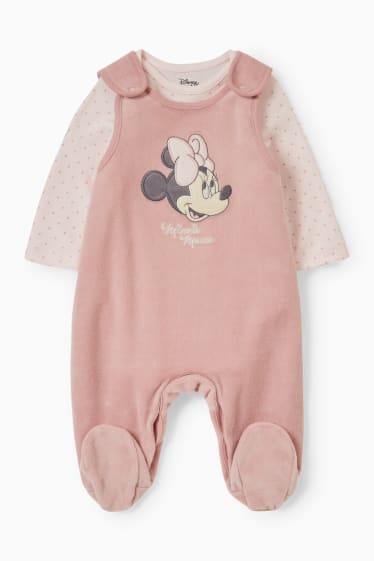 Bebés niñas - Minnie Mouse - set de pelele - 2 piezas - rosa